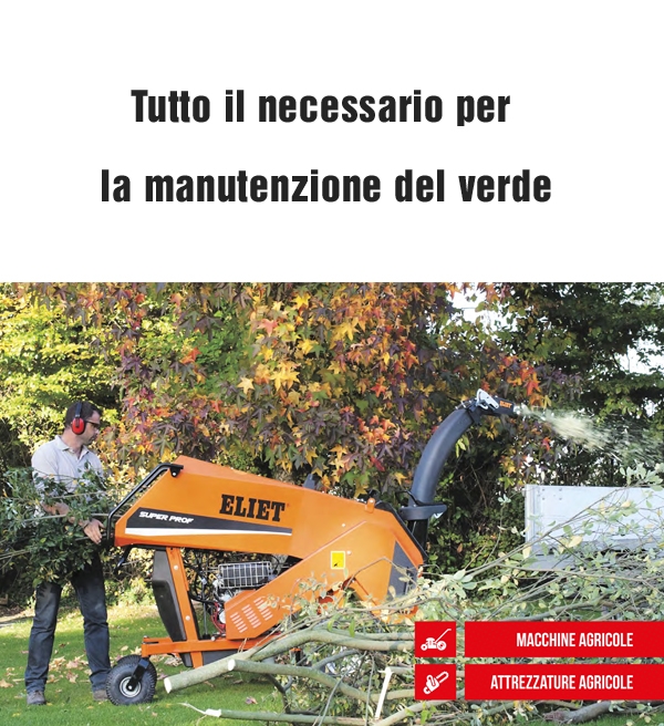 Tutto il necessario per la manutenzione del verde