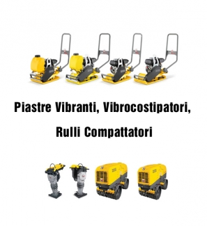 Piastre Vibranti, Vibrocostipatori, Rulli Compattatori Wacker neuson