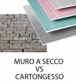 La differenza tra intonaco e cartongesso