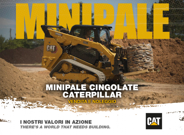 Minipale Cingolate Caterpillar: la scelta ideale per l&#039;edilizia