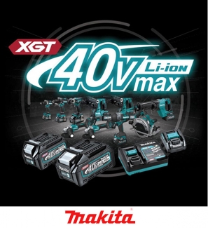 40V Max XGT, il nuovo sistema cordless Makita di maggiore potenza.