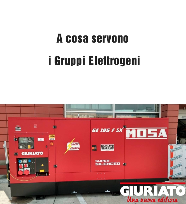 A cosa serve un gruppo elettrogeno